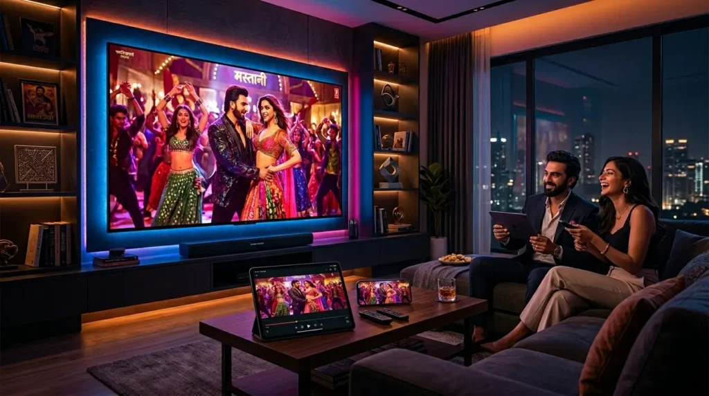 Hindi movie streaming in ultra HD on modern smart devices
