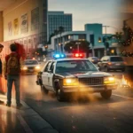 Cinematic Hollywood-style collage inspired by Judge Reinhold movies featuring retro 1980s action-comedy and family film themes with warm golden lighting and film-like color grading.