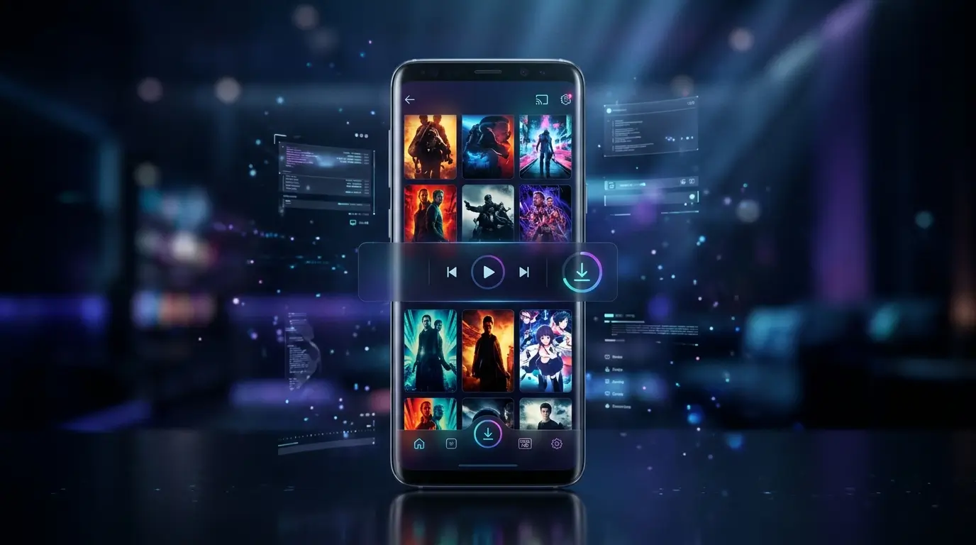 Movie Box Pro Download APK latest version streaming app interface on Android device
