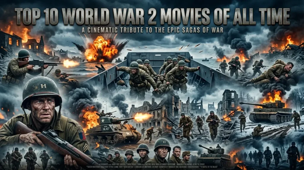 Top 10 World War 2 Movies of All Time